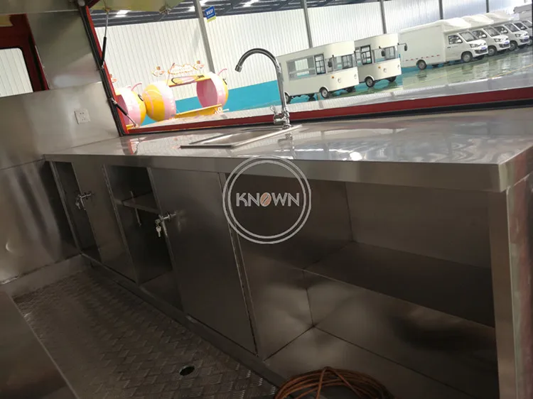 Электрический уличный мобильный фургон для Еды Тележка хот-догов еды Прицепной