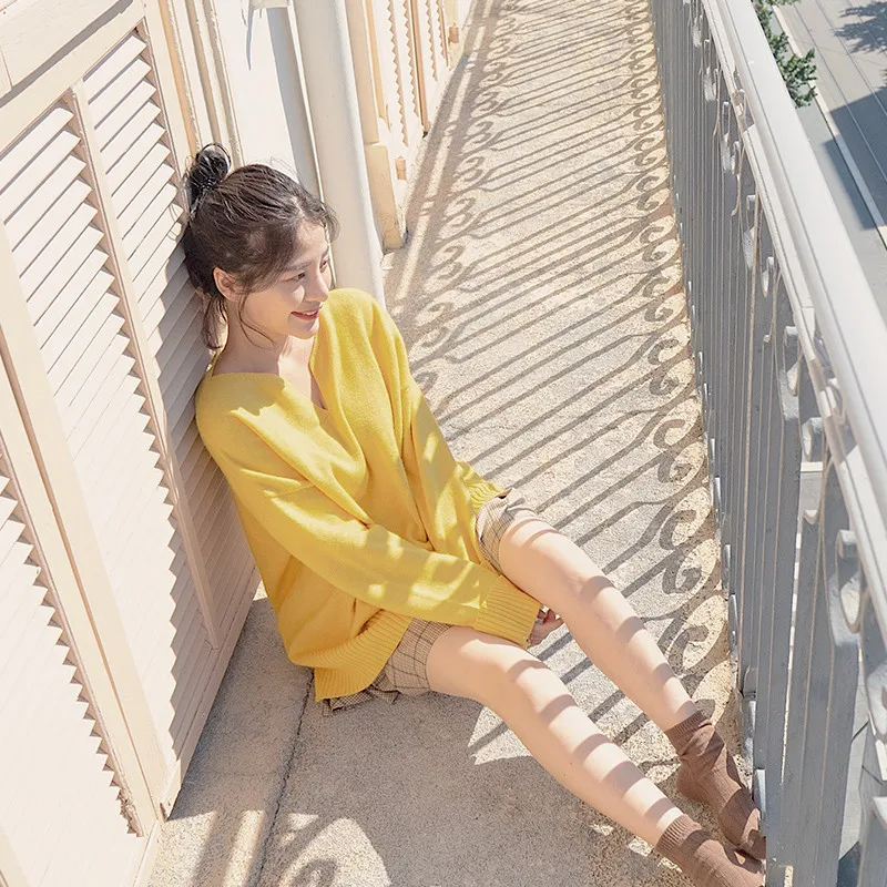 Женский свободный пуловер с длинным рукавом красная сетчатая вентиляция |