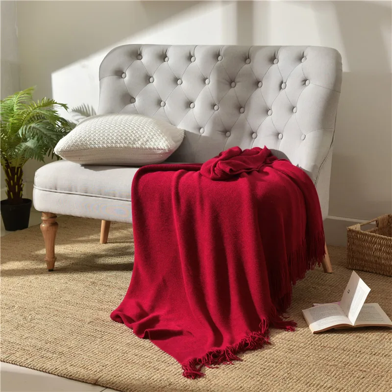 Современное летнее трикотажное покрывало для дивана повседневный декор с