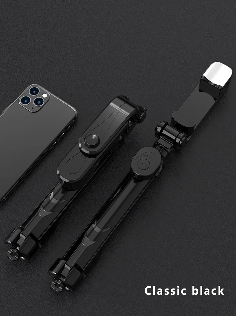 

Selfie Stick Bluetooth Remote 3 Levels Brightness Fill Light Adjustable Foldable Hanging Hole Rack