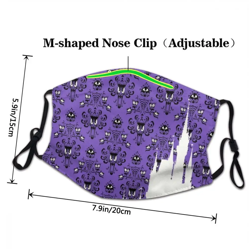 Магический замок дизайнерская неодноразовая маска для рта силуэт дом с
