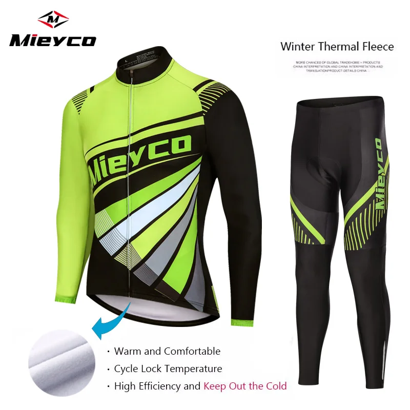 

Конкуренции человек флис Велоспорт Джерси с длинными рукавами Bicicleta Костюмы Mieyco Mtb Байкер Джерси Ropa Ciclismo Hombre