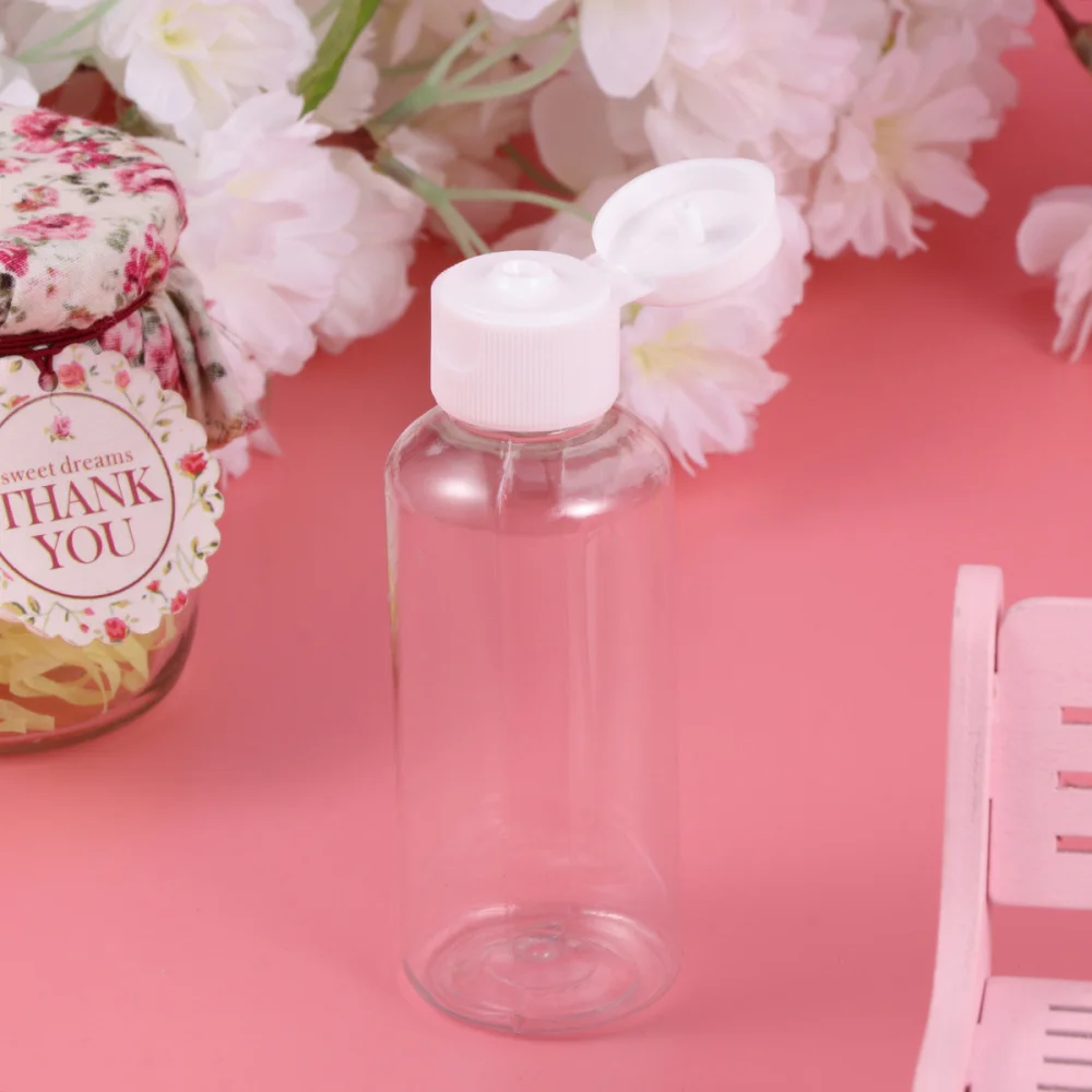 

1 Set of Bottles Liquid Lotion Refillable Travel Bottles Leak Proof Containers with Funnel (30PCS Bottles and 2PCS Funne