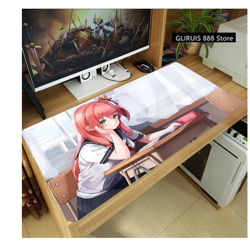 Игровой коврик для ноутбука Hololive VTuber Sakura Miko игровой мыши Настольный клавиатуры
