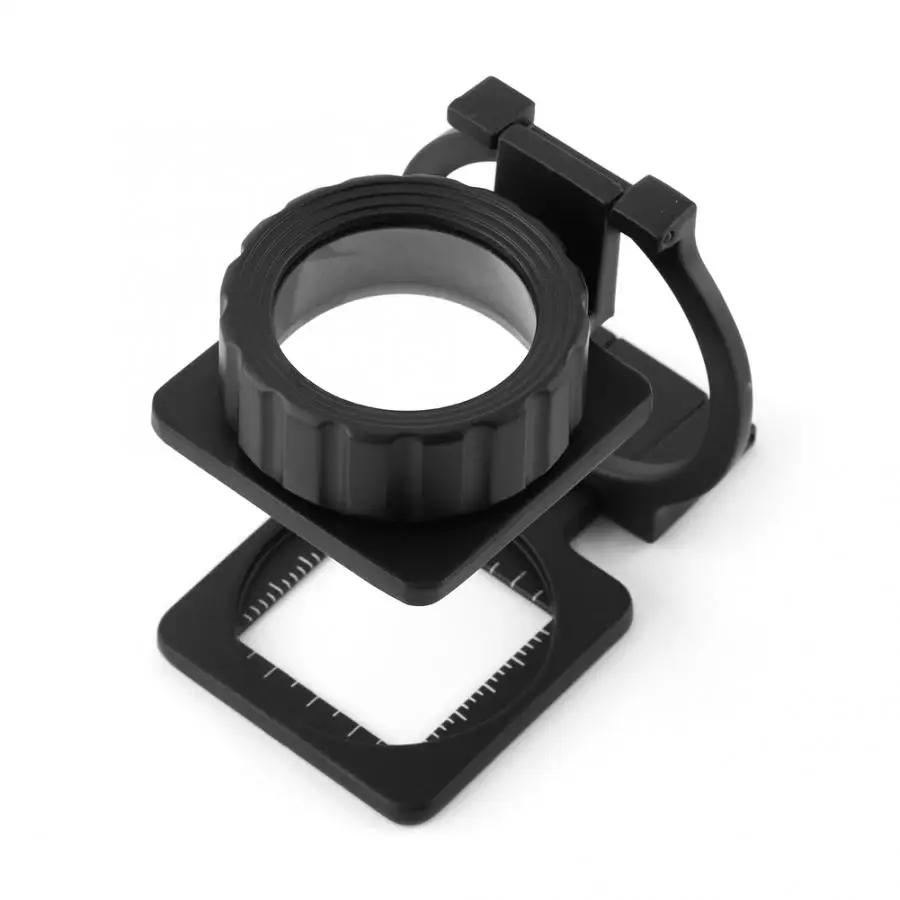 Высококачественное 15X увеличительное стекло Портативная Складная лупа