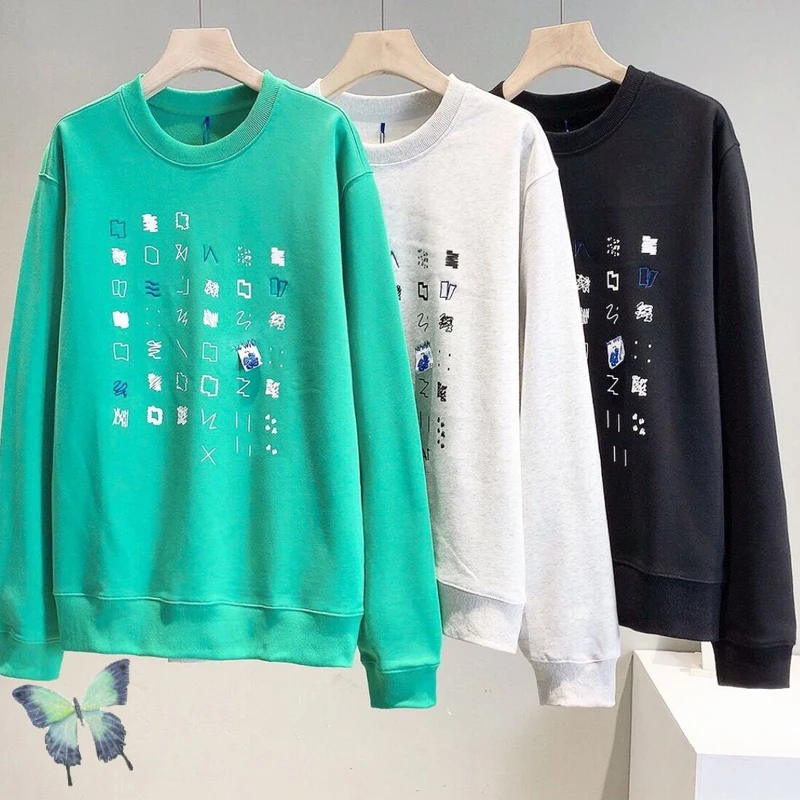 

Full Logo Ader Error Sweatshirt Couple Dress Ader Error Hoodies Sweatshirts Original Package Autumn Winter Terry Clothes