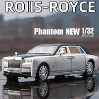 132 rolls royce new phantom alloy car model diecast toy vehicles with sound and light children boy toy gifts free shipping