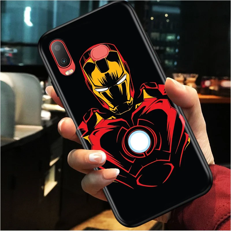 

Marvel Iron Man for Samsung A3 A5 A6 A7 A8 A9 A6S A750 A8S 2016 2017 2018 Star Plus TPU Black Phone Case