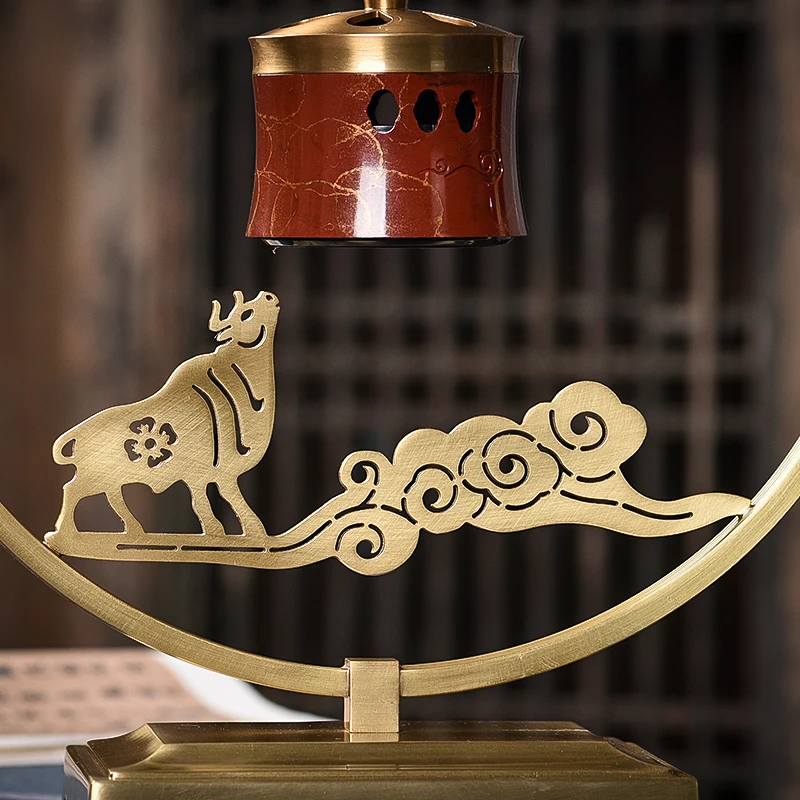 Курильница GY из чистой меди подвесная курильница для благовоний сандаловое