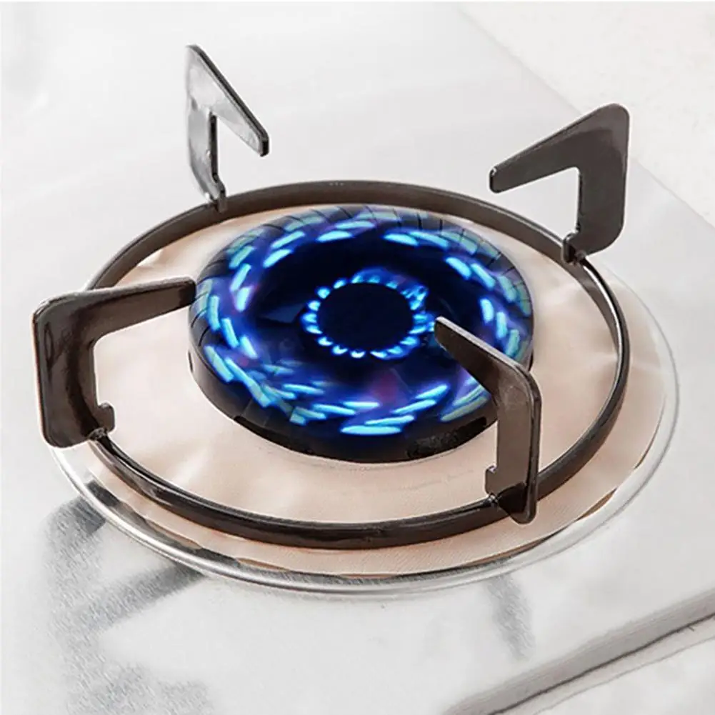 4Pcs Round Gas Protections Range Hob Stove Protection Doormat Oil and Antifouling Cleaning Pad Cover | Дом и сад