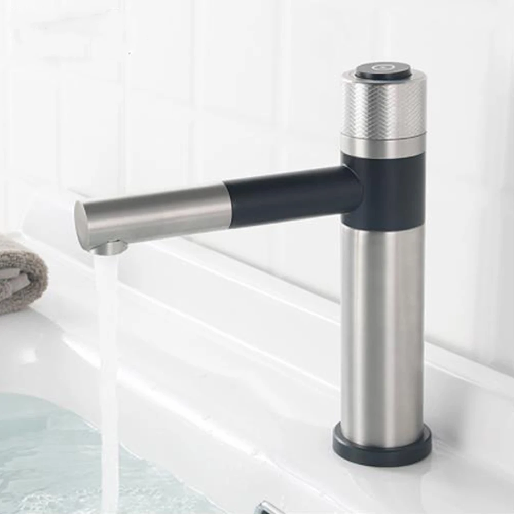 Смеситель для раковины в ванной комнате смесители с одним отверстием вращение на