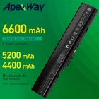ApexWay 11,1 v Новинка  k52f Аккумулятор для ноутбука ASUS X52JE X52JG X52JK X52N X52F X52J X52JB X52JC