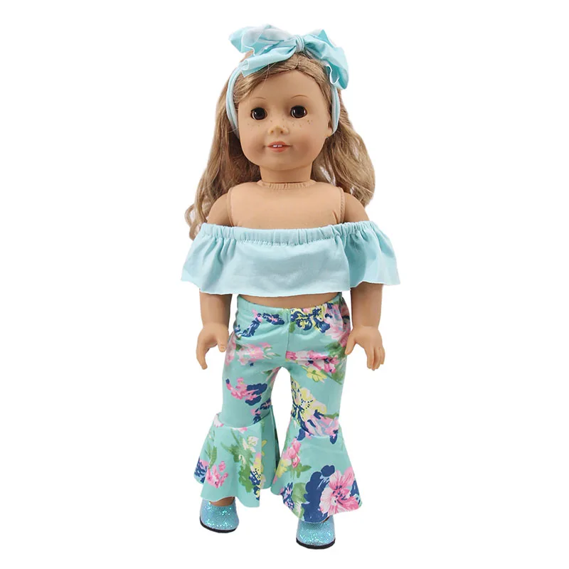 Набор одежды для кукол с открытыми плечами милые туфли в форме кошки 18 дюймов 43 см