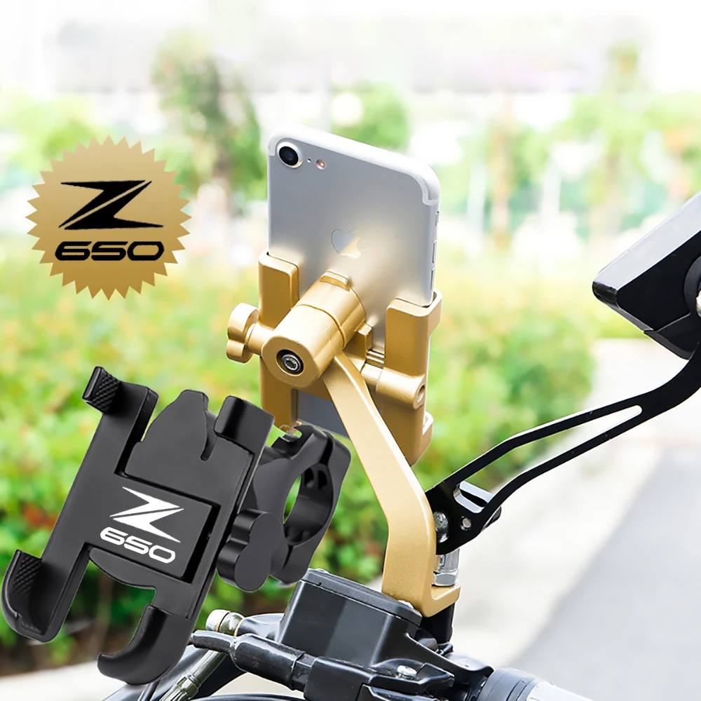 لكاواساكي z650 Z650 2017 2018 2019 2020 2021 2022 نموذج المعادن العالمي الهاتف المحمول حامل الهاتف دراجة نارية المقود جبل