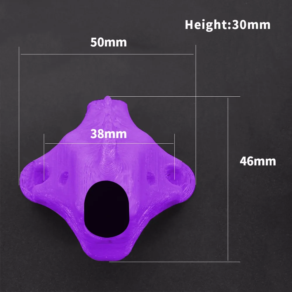 3D Печатный TPU Материал BWhoop рама навес камера крепление для BetaFPV Z02 Beta65x Beta75x Mobula7 FPV гоночный Дрон