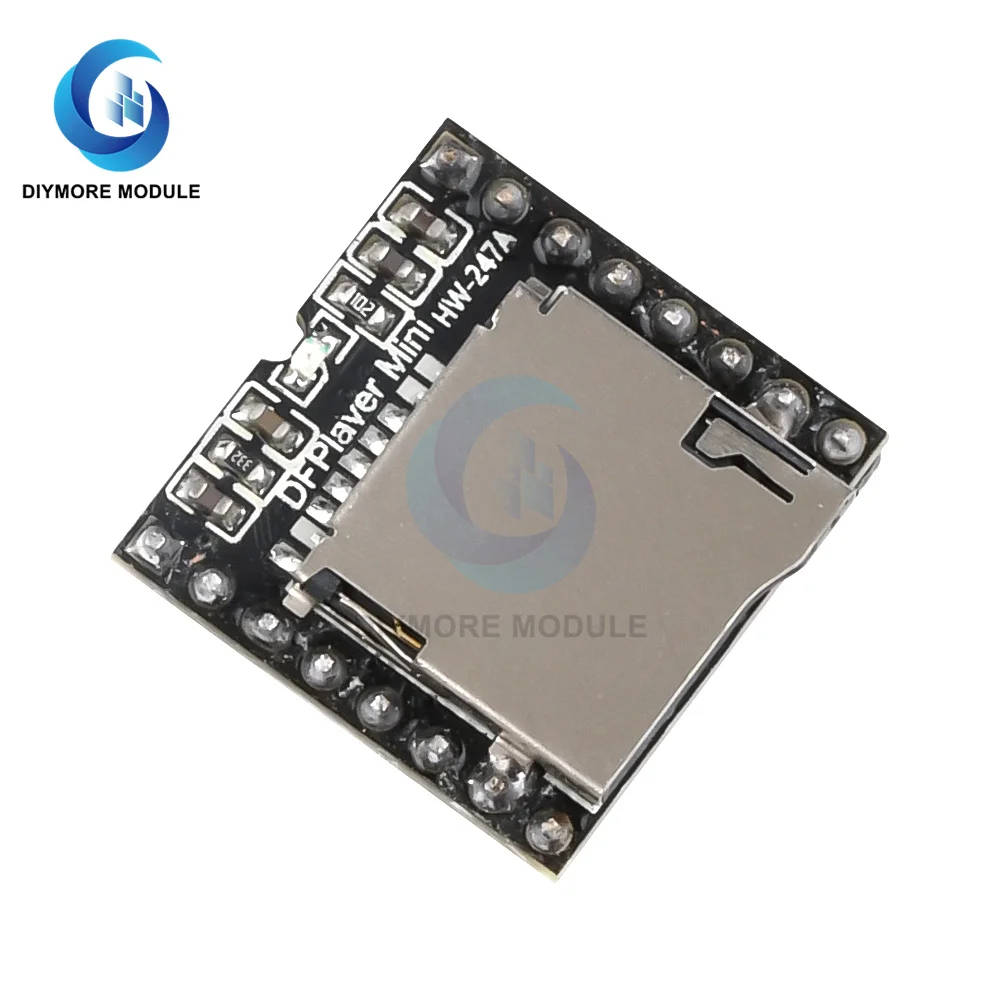 DFPlayer MP3 DF Player Module Sup port ing TF-карта U-Disk IO/последовательный порт/AD музыкальный плеер