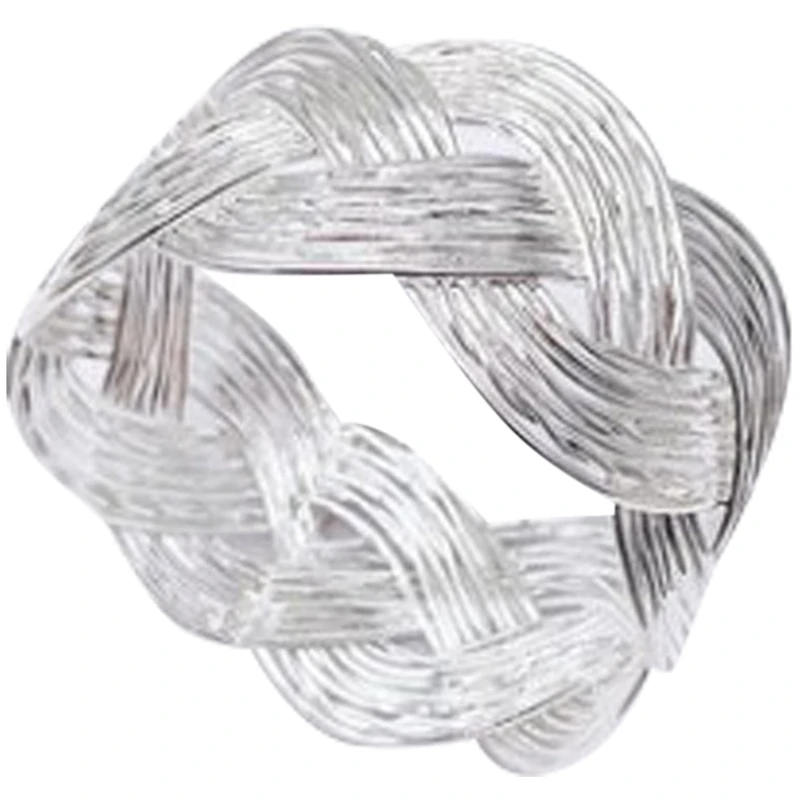 

Western Napkin Ring, Hand-Woven Napkin Ring Napkin Ring Napkin Buckle Cloth Ring 10Pcs