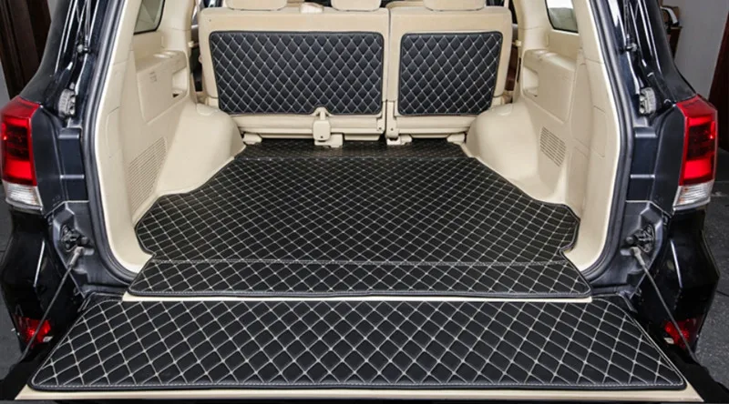 Хорошее качество! Полный комплект автомобильных ковриков в багажник для Toyota Land
