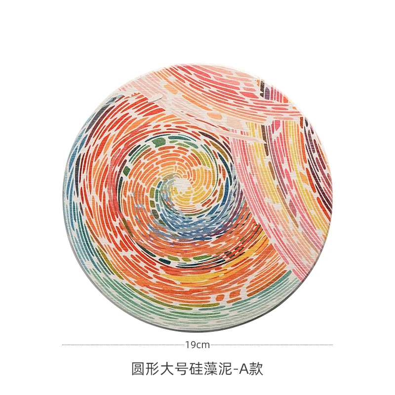 

Cute Modern Placemat Waterproof Thickening Antislip Coffee Tables Insulated Placemat Home Posavasos Kitchen Accessories DG50CD