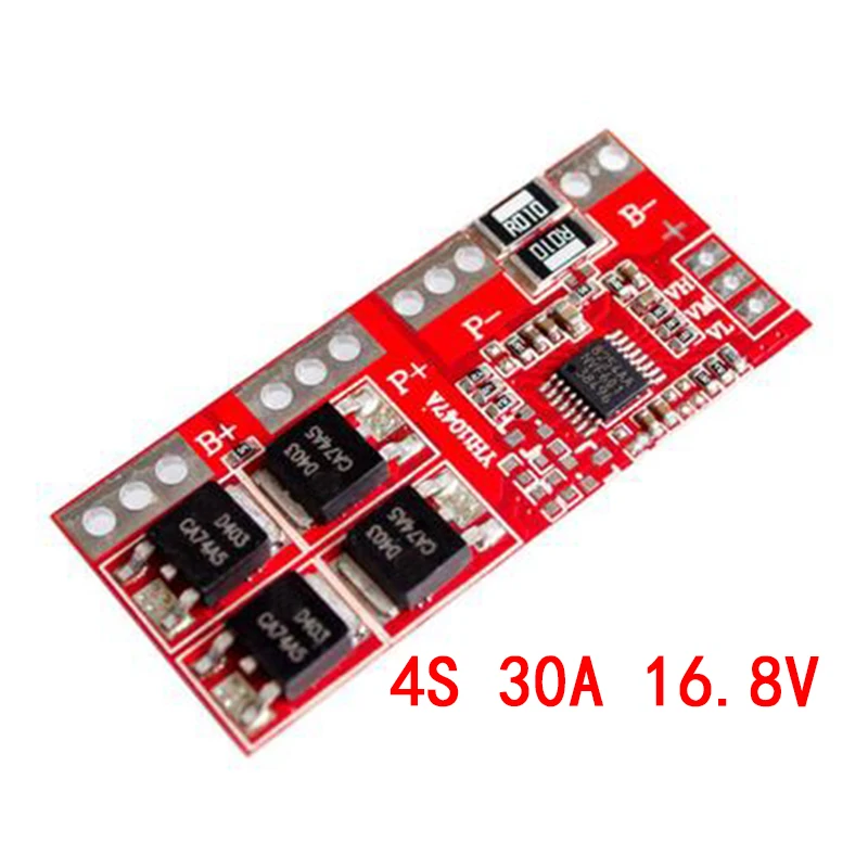 1S 2S 3S 4S 3A 20A 30A Li-Ion Lithium Batterij 18650 Charger Pcb Bms Bescherming Boord voor Boor Motor Lipo Mobiele Module 5S 6S |