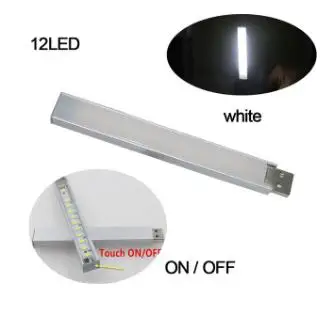12leds white DC 5 В Мини светодиодный Ночной светильник, портативный 10 светодиодный s 24 светодиодный s USB настольная лампа для чтения, сгибаемый удлинитель, адаптер для США, книжный светильник s - Испускаемый цвет: 12leds white