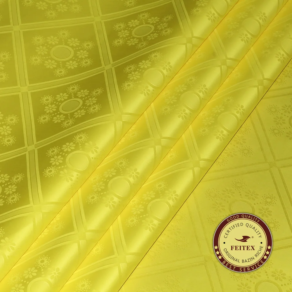 Feitex оригинальный Базен Riche (подобные Getzners) африканская ткань морская парча 6 звезд