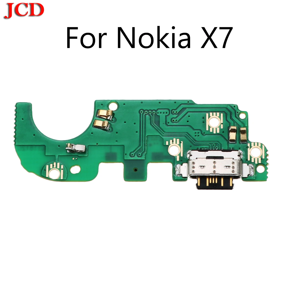 

JCD для Nokia X7 USB зарядный порт док-разъем гнездо для Nokia 8,1 X7 USB зарядный порт док-станция Соединительная плата гибкий кабель Часть