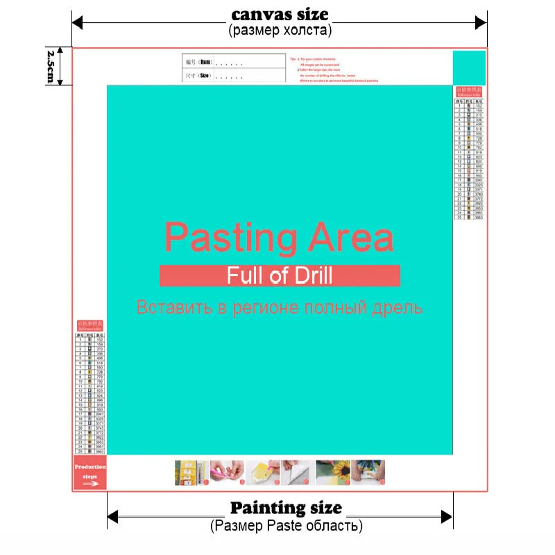 

LCOZX 5D DIY Handmade Full Drill Diamond Painting "Dream castle" Cross-stitch Kits Diamond Mosaic Embroidery Scenery Home Decor