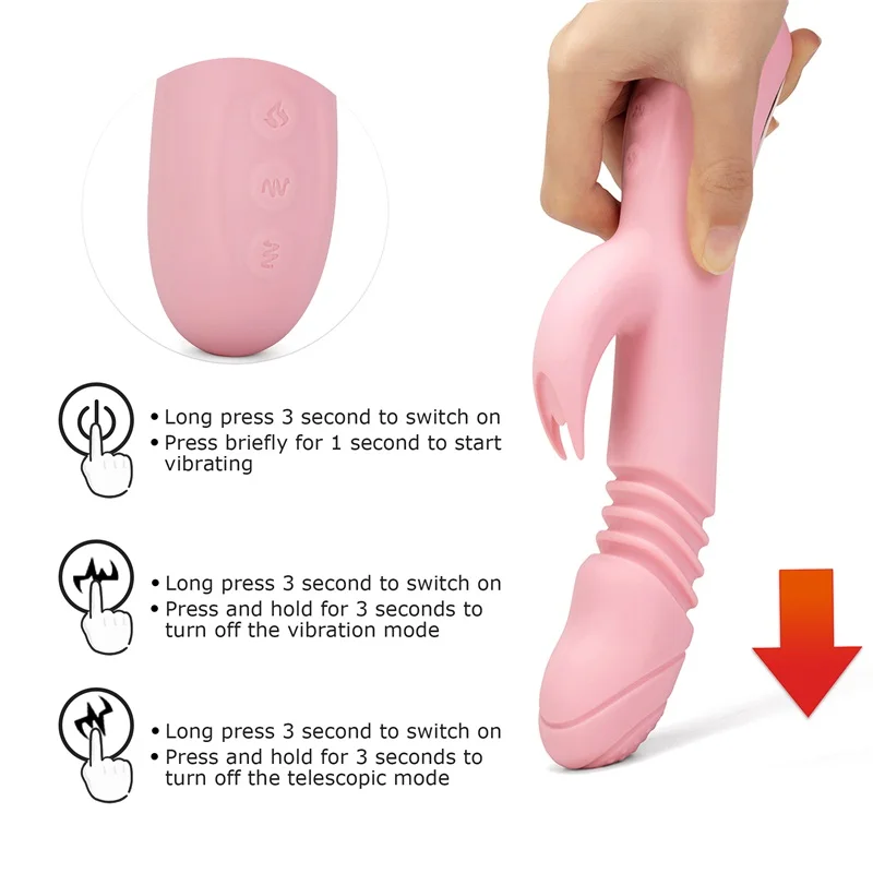 Забавный Водонепроницаемый бесшумный беспроводной USB зарядка 7 Вибрация мягкий