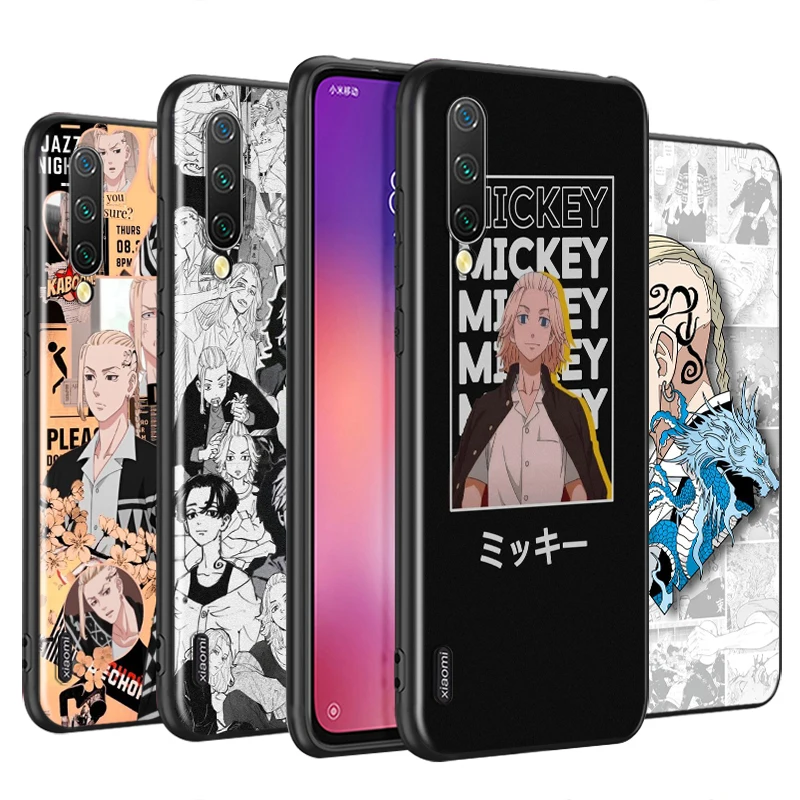 

For Xiaomi Mi 11i 11 10T 10i 9T 9 A3 8 Note 10 Ultra Lite Pro 5G CC9 SE Black Soft Cover Hot Tokyo Revengers Phone Case