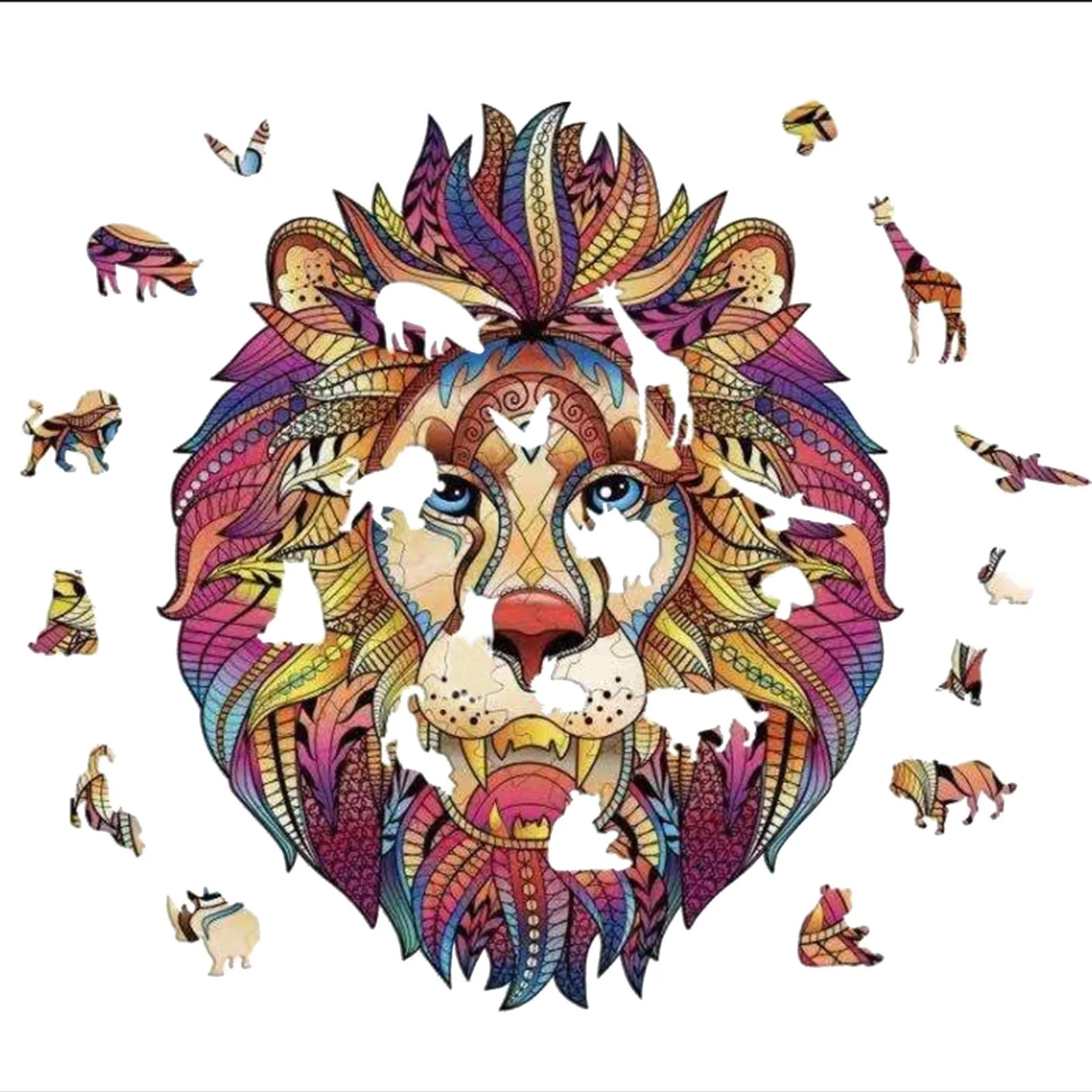 Образовательные праздничные игрушки для взрослых и детей деревянные