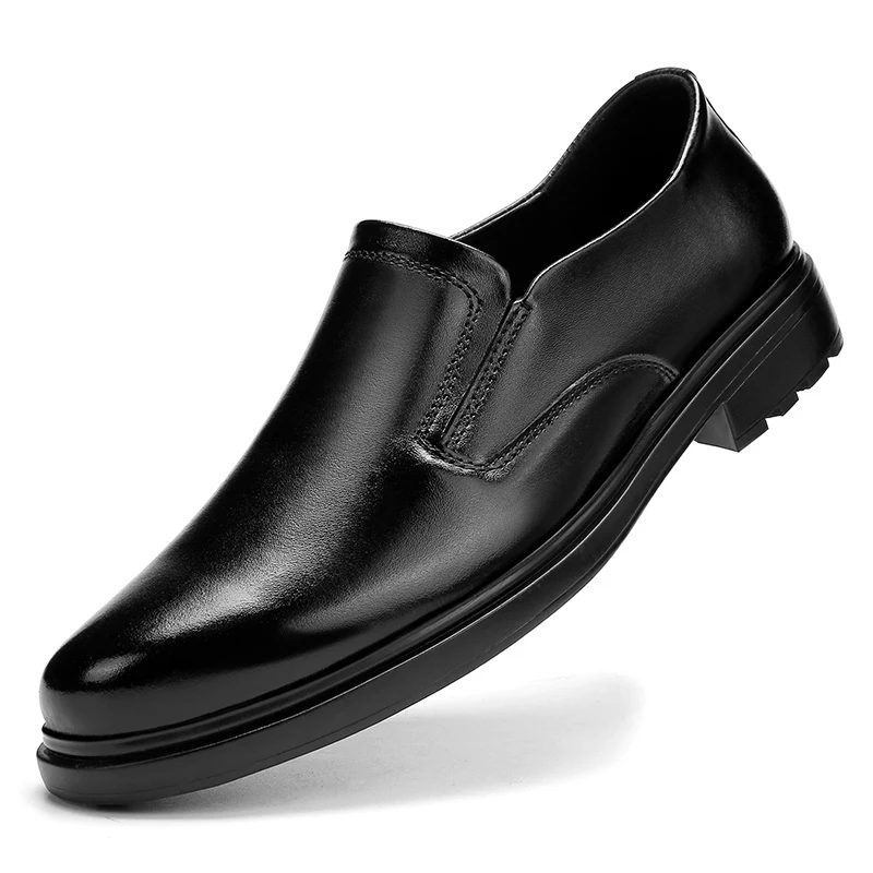

Big Size Men's Shoes Comfortable Men Casual Shoes Genuine Leather Breathable Loafers Slip-on Footwear Wedding Party Dress Shoes