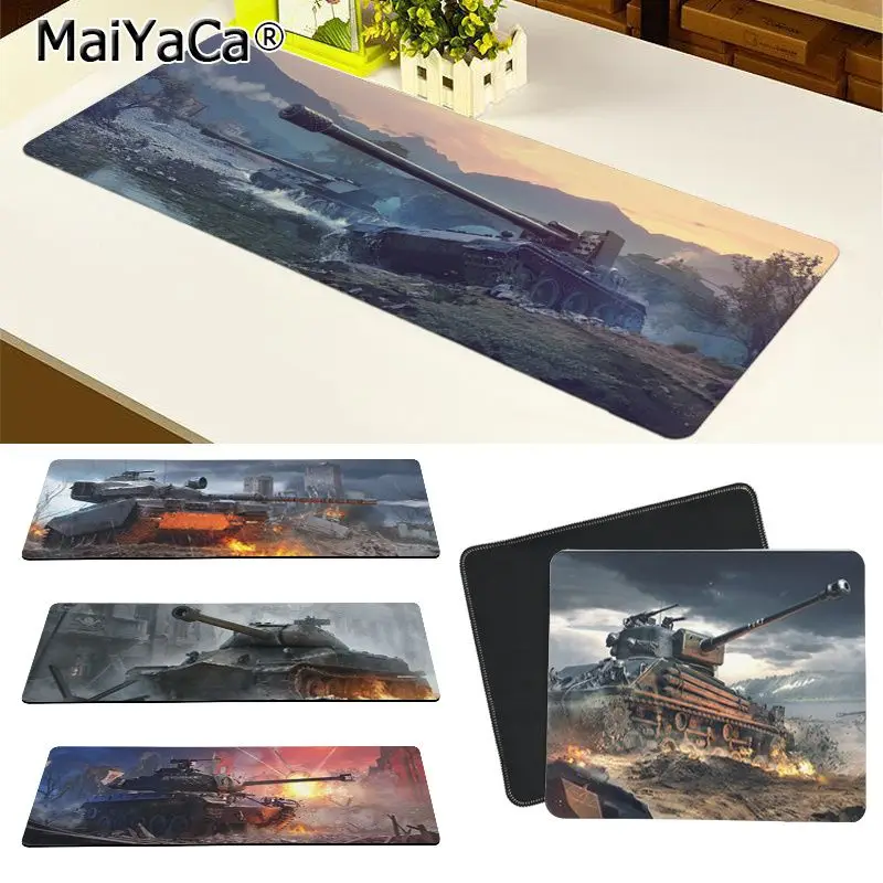 MaiYaCa высокое качество Мир танков DIY дизайн игровой с узором коврик для мыши