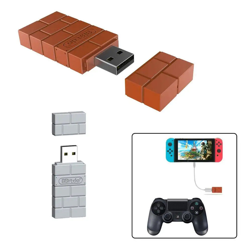 8bitdo USB Беспроводной Bluetooth адаптер геймпад приемник для PS3 Windows Mac переключатель Xbox