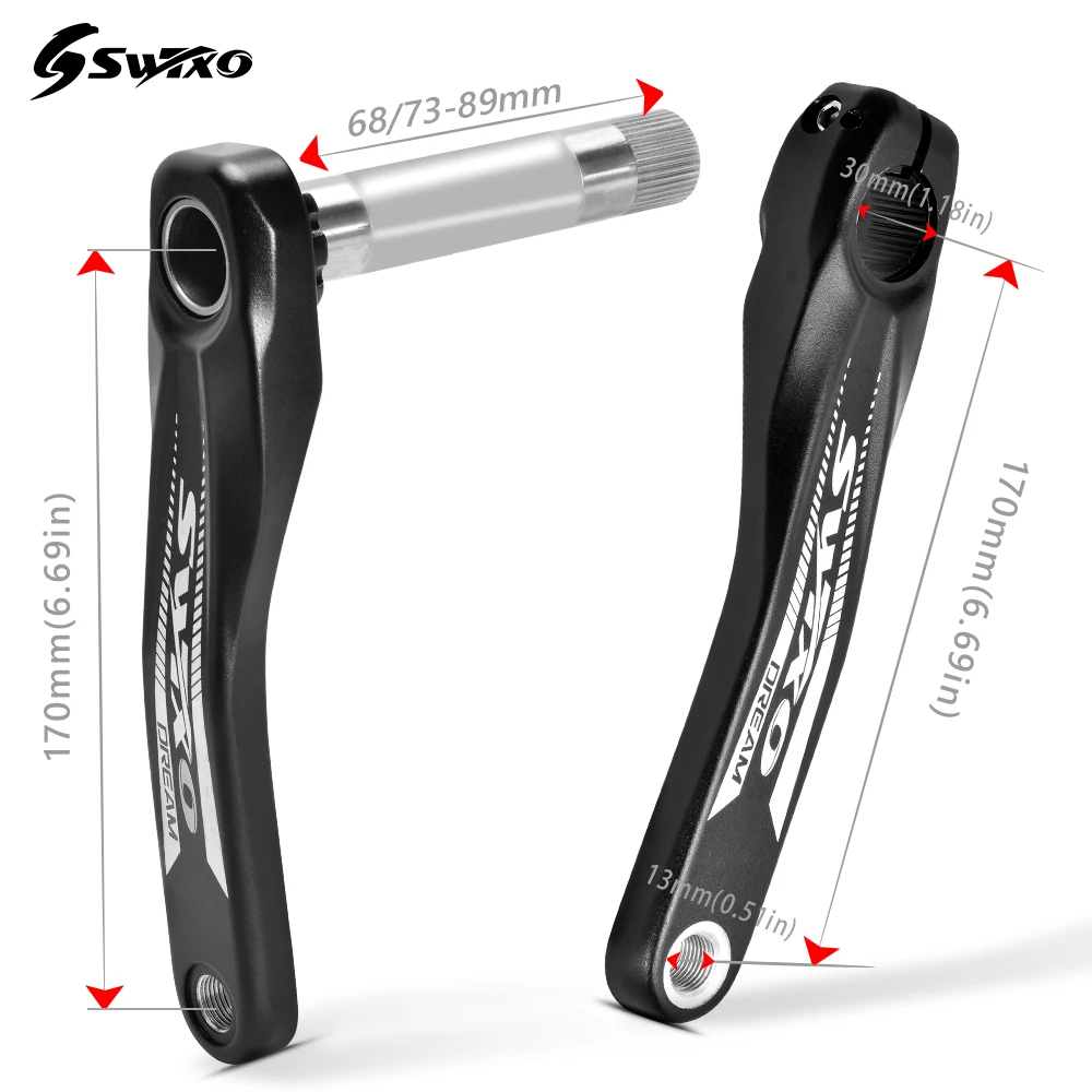 SWTXO шатун для горного велосипеда GXP исполнение интегрированная формовка