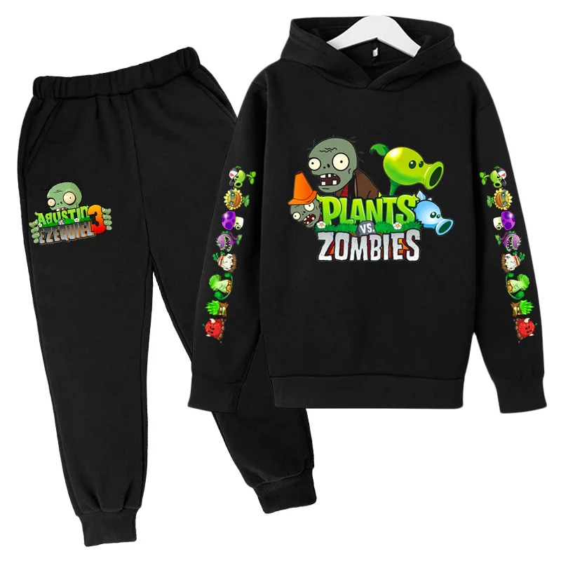 

Boy/girl Comics Printed sweatshirt Plant War zombie sweatshirt clothes Animated game cute hoodie Kids Jacket Fall Spring hoodie