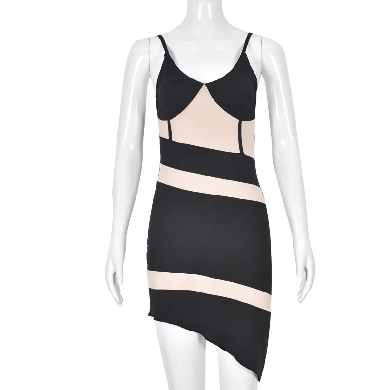 

Sexy V-Neck Dresses Solid Color Women Clothes Mini Dress Summer Female Pencil Lace Summer Dresses Ladies Sundresses