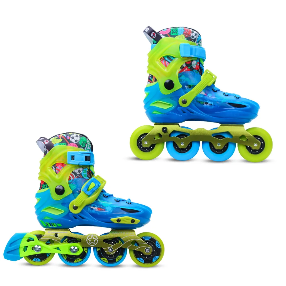 YF YOUFU Inline skate детская slalom 4W 68 70 роликовые скейты обувь| |