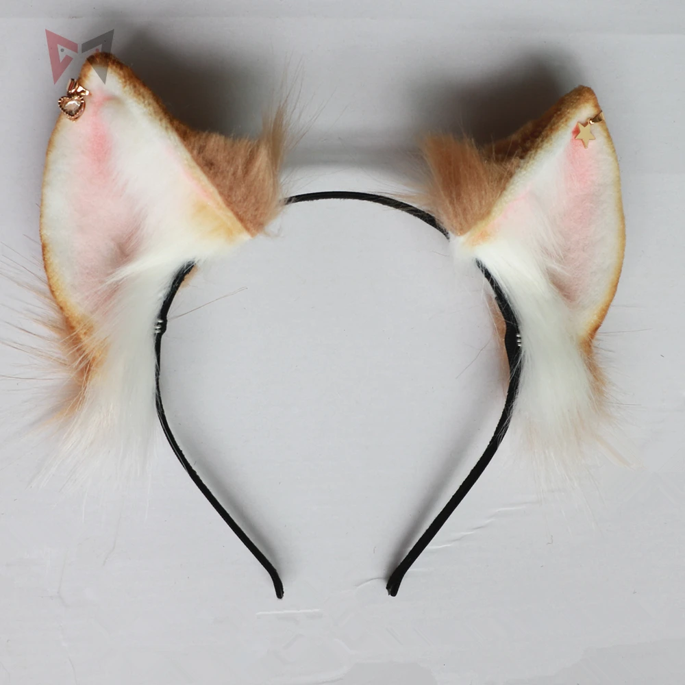 Ободок для волос Kc с кошачьими и чудовидными ушками обруч аксессуары ручного