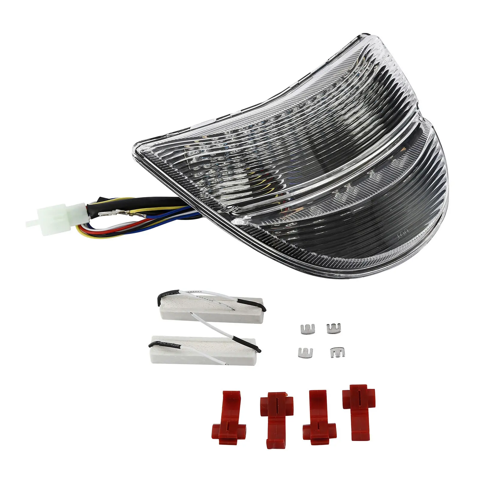 

Motorcycle Clear LED Brake Taillight Turn Signals Light For Honda CBR954RR 2002-2003 02