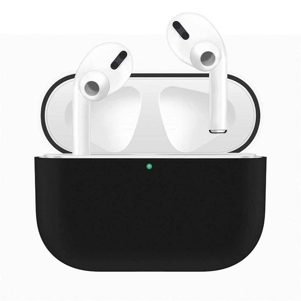 Для Airpods Pro зарядный чехол Ультратонкий силиконовый Видимый передний