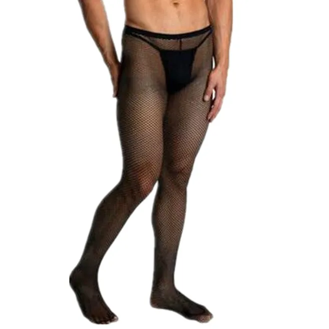 

New Arrive Mesh Pantyhose Sexy Fishnet Tights Male Porno Stockings Mens Pantyhose Stocking Men's Nets Sexy Gay Men's Pantyhose