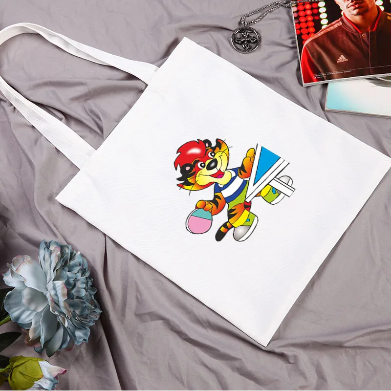 Сумка тоут женская тканевая на тему тигра 2021|Хозяйственные сумки| |