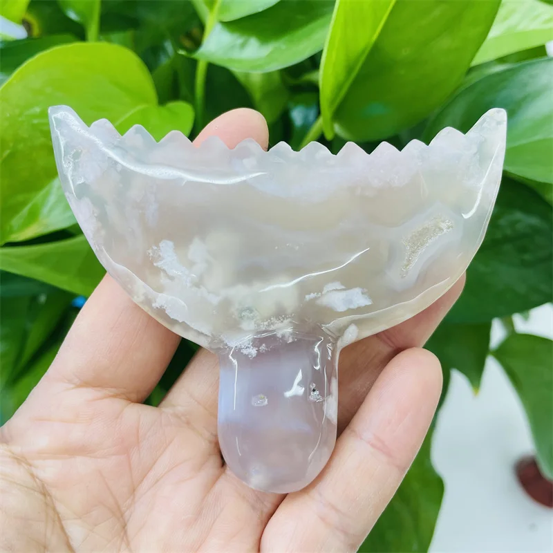 Недорогой натуральный драгоценный камень ручная резьба полированный розовый