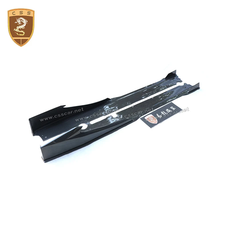 

For Lamboghini Huracan LP610 carbon fiber side skirt upgrade Mad style full carbon side skirts car parts accessories decoration