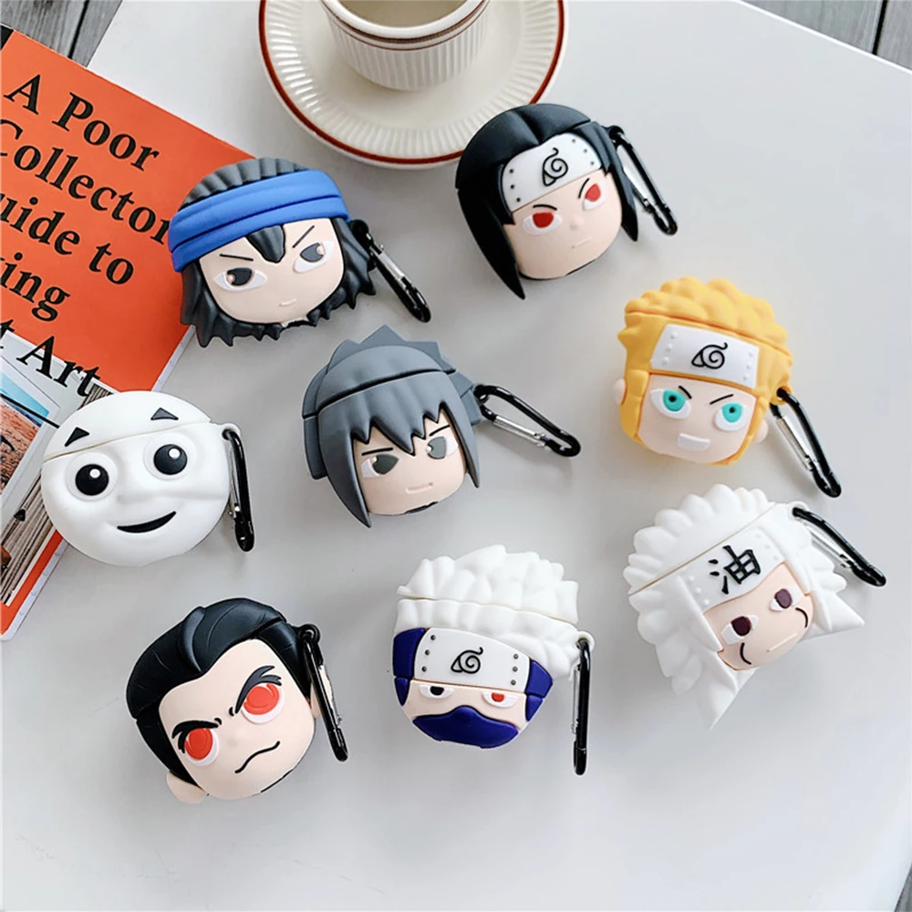 Для Ultraman чехол для Apple Airpods 1 2 Crayon Shin chan Наруто гарнитура защитный наушников
