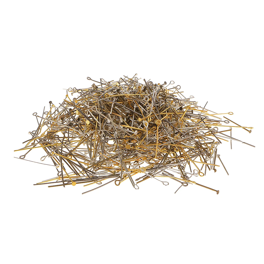 

100 шт. шарики в ассортименте шпильки глазом петли Pin иглы штифты бижутерии, материал для рукоделия