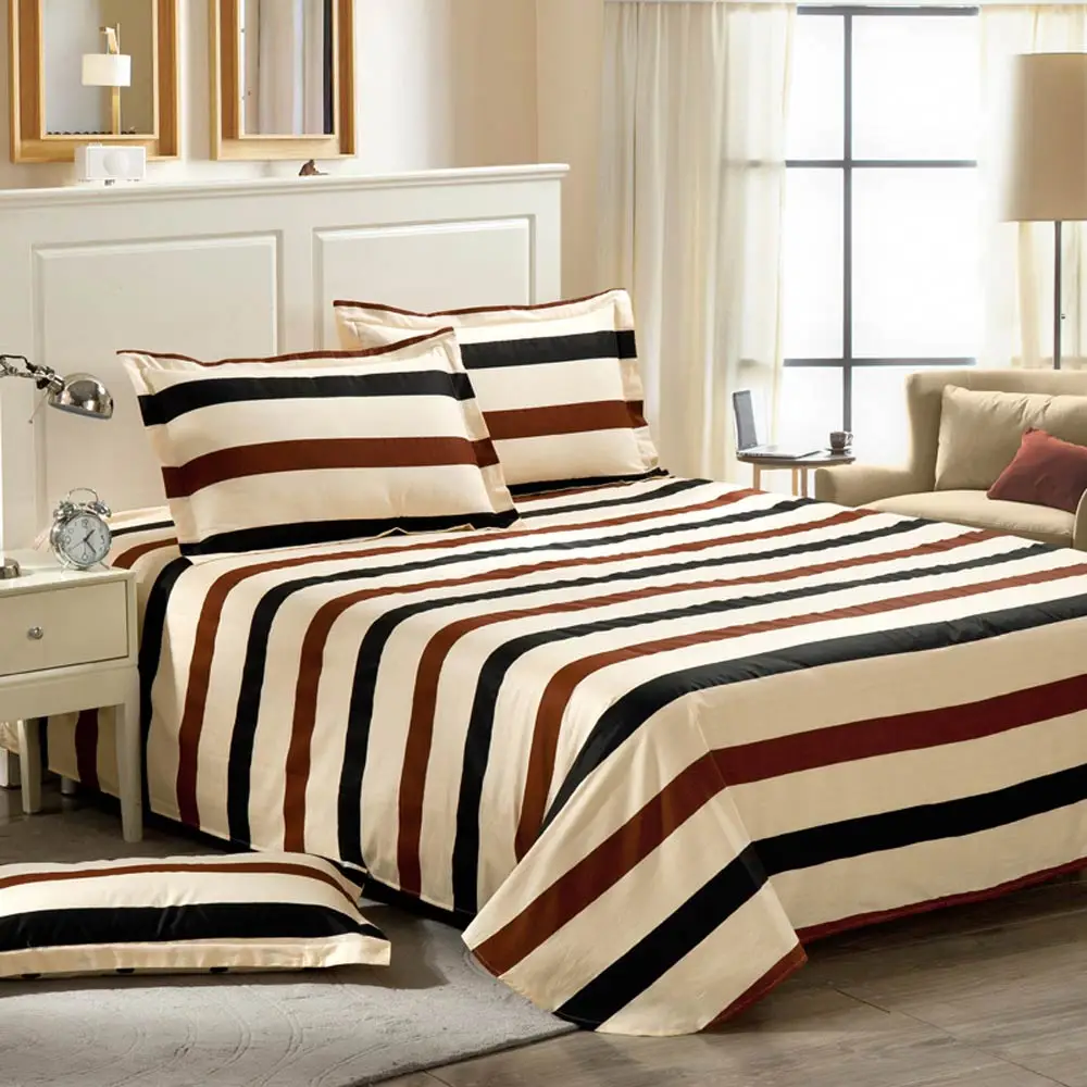 

Svetanya Cotton Flat Sheet Printed Bedsheets Single Twin Full Queen King Size (no Pillowcase)