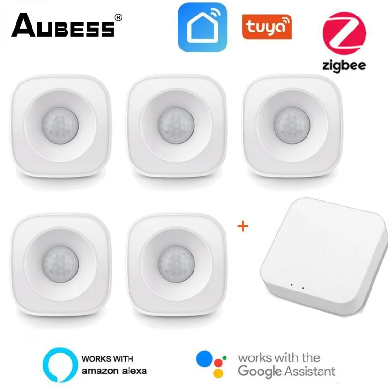 

Датчик обнаружения человеческого тела ZigBee, беспроводной смарт-датчик движения, с приложением Zigbee Gateway Tuya Smart Life