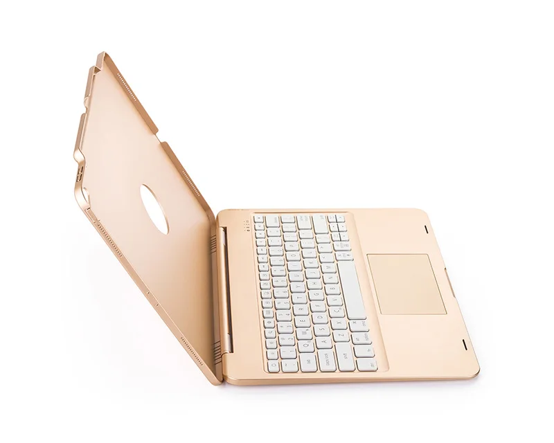 Witsp@ d мышь сенсорная bluetooth клавиатура для iPad 10,", Премиум Пластиковый Чехол, 7 цветов с подсветкой, интеллектуальное включение/выключение